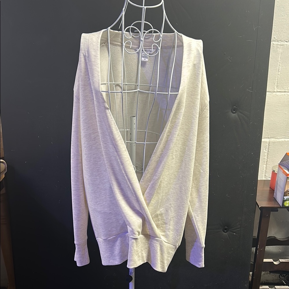 Cream Wrap Cardigan
